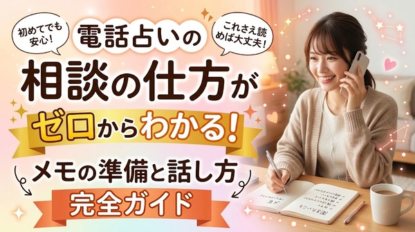 電話占いの相談の仕方がゼロからわかる!メモの準備と話し方完全ガイド